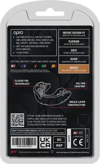 Opro Ufc Bronze Gen2 Proteză Dentară Roșie