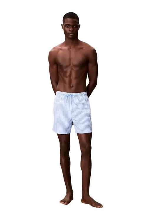 Men's Swimwear Shorts Blue Striped