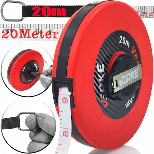 Measuring Tape 20m Fiberglass V06107 Verke