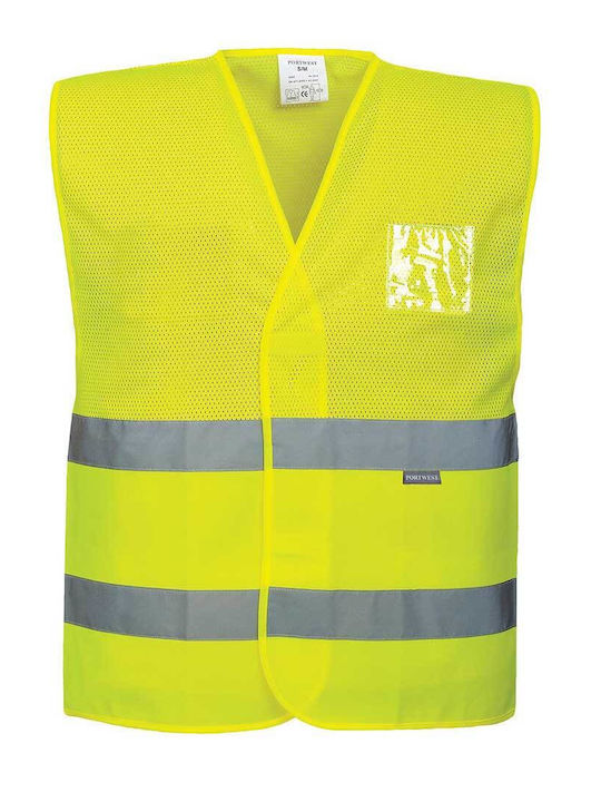 Portwest Vesta De Lucru Pentru Bărbați Cu Benzi Reflectorizante Galben Portwest Vesta De Lucru Pentru Bărbați Cu Benzi Reflectorizante Galben