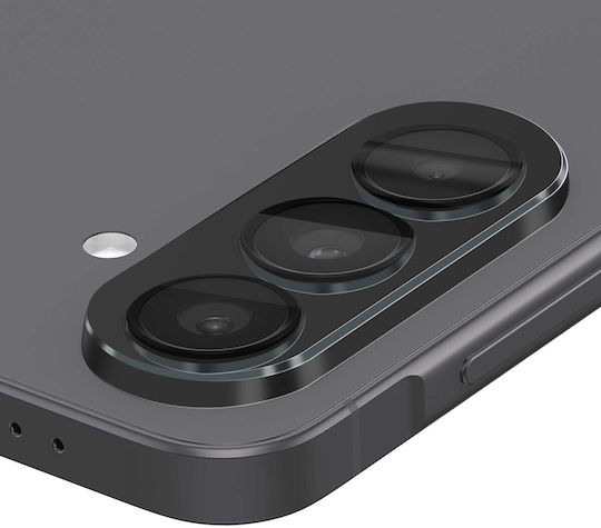 Avizar Camera Lens Protector Galaxy A57 One-piece Design Full Glue Black Transparent