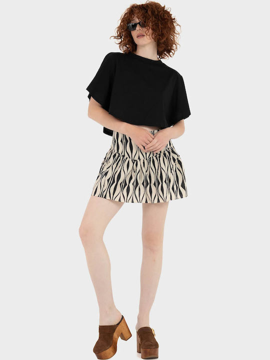 Women's Crop T-shirt Black