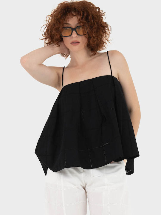 Women's Cotton Blouse Black