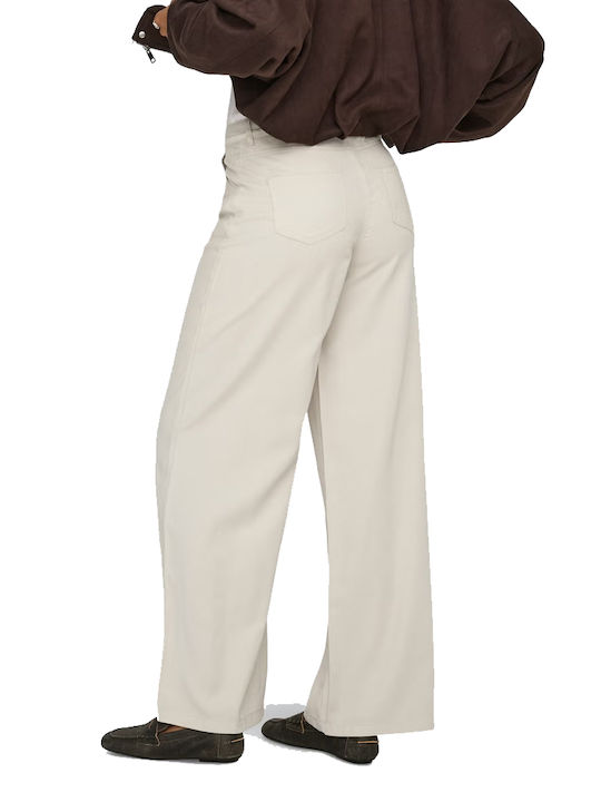 Only Weite Damenhose Beige