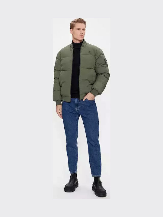 Ανδρικό Παντελόνι Τζιν με Relaxed Straight Εφαρμογή Denim Dark