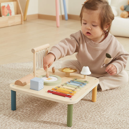 Viga Toys Τραπεζάκι Δραστηριοτήτων από Ξύλο με Μουσική και Ήχους