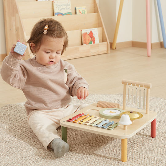 Viga Toys Τραπεζάκι Δραστηριοτήτων από Ξύλο με Μουσική και Ήχους