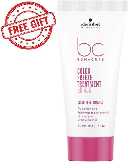 Schwarzkopf BC Bonacure Color Freeze Treatment pH 4.5 Hair Treatment Set for Coloured Hair with Mask 2 Pieces