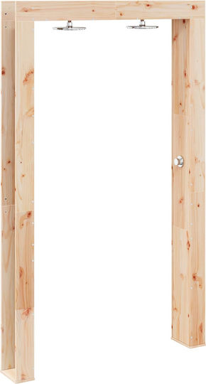 vidaXL Pool Shower 226x137x23 cm Brown