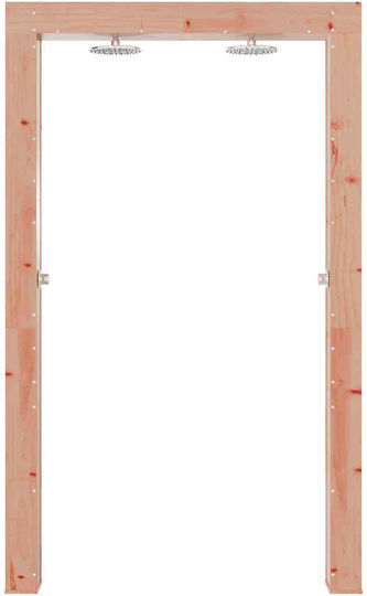 vidaXL Pool Shower from Natural Wood 226x137x23cm Brown