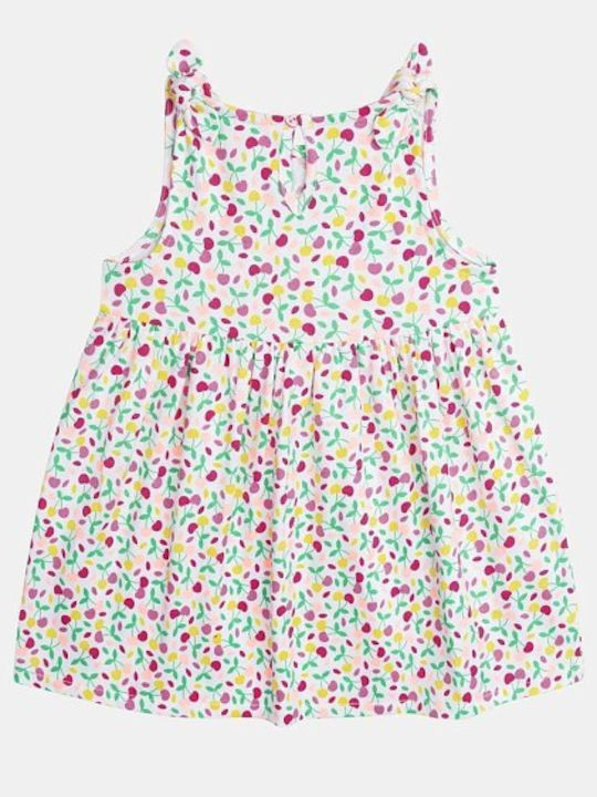 Girls Sleeveless Multicolour Dress