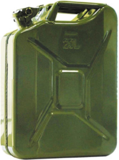 Deura Deura Fuel Container Double Position Metallic with Extension Tube 20L Green