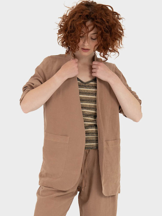 Deha Deha Damen Blazer Hellbraun