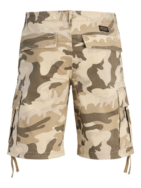 Herren Shorts Cargo Beige