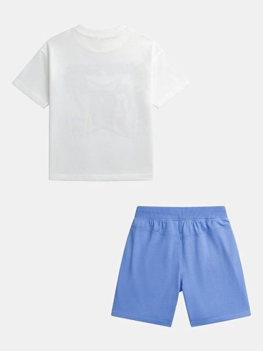 Kids Set with Shorts Summer 2 Pieces White