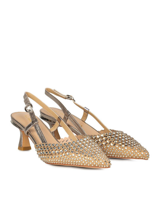 Alma en Pena Gold Heels