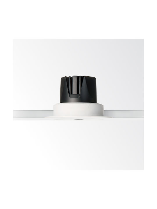 Ideal Lux Хоновето Скрити Светлини с Вграден LED и Топло Бяло Светлина Черен