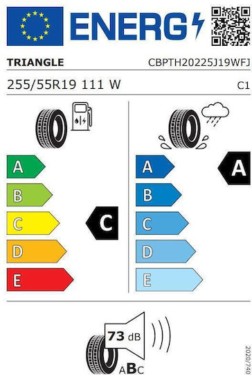 Triangle Effexsport Th202 255/55R19 111W XL Summer Car Tyre