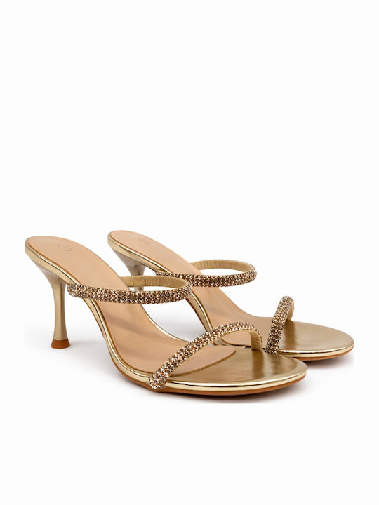 Gold Strass Women's Sandals