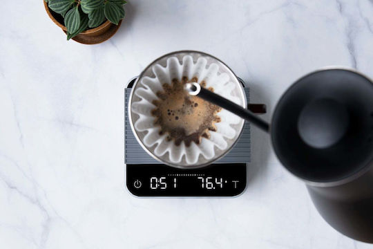 Acaia Pearl Ψηφιακή Ζυγαριά Κουζίνας έως 2kg Pitch Black