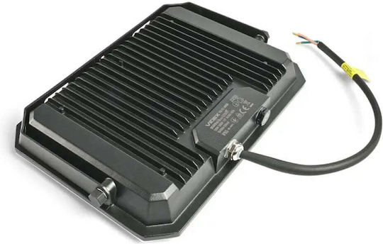Videx Στεγανός Προβολέας LED 100W Ψυχρό Λευκό 5000K IP65