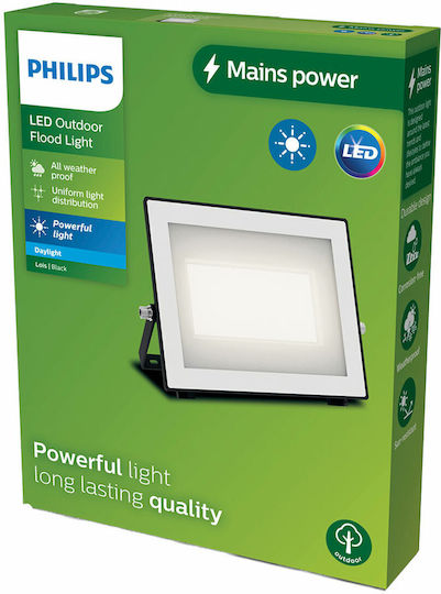Philips Στεγανός Προβολέας LED 50W Ψυχρό Λευκό 5000K IP65