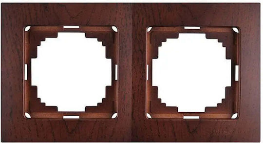 Double Frame Walnut Nilson Alegra