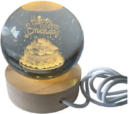 Espiel Φωτιστικό LED Θερμό Λευκό Crystal Ball Espiel Φωτιστικό LED Θερμό Λευκό Crystal Ball