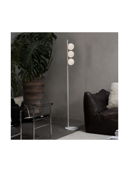 Ideal Lux Binomio Φωτιστικό Δαπέδου Υ160εκ. Λευκό
