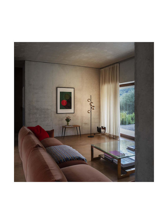 Ideal Lux Perlage Φωτιστικό Δαπέδου Υ164εκ. Πορτοκαλί