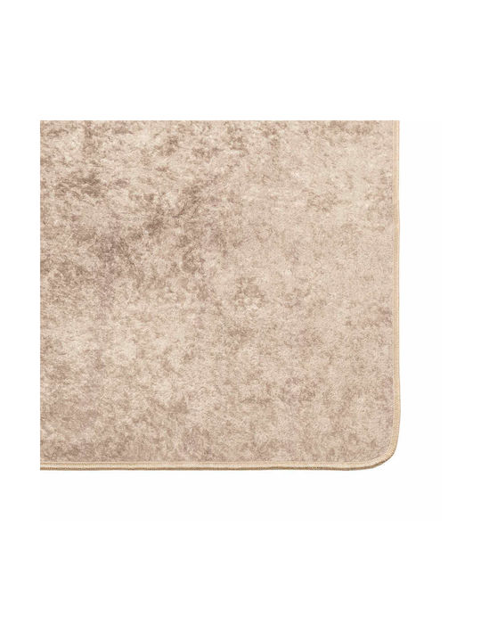 vidaXL Marsa Non-Slip Beige Runner Rug 80x150cm