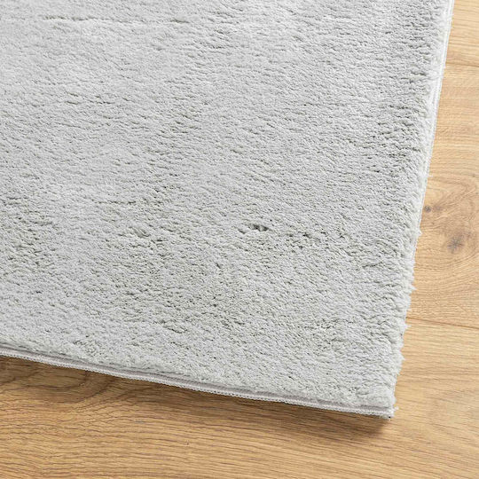 vidaXL Huarte Неплъзгащ Се Килим Правоъгълен Сив 750x80см