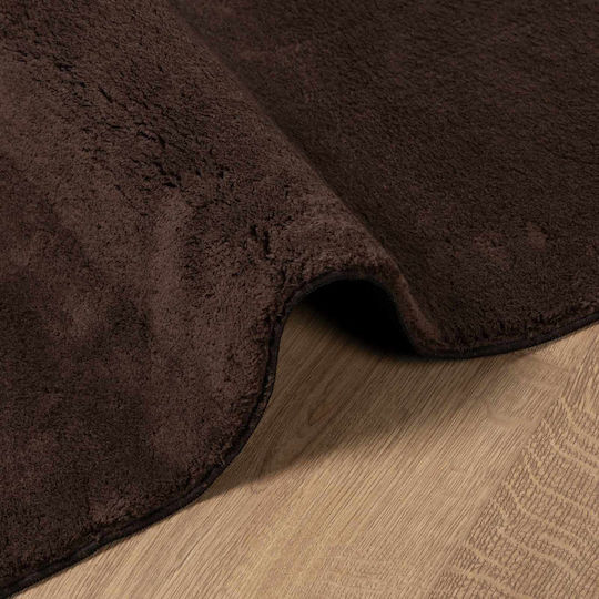 vidaXL vidaXL Wohnzimmer Teppich Rechteckig Braun 300x80cm