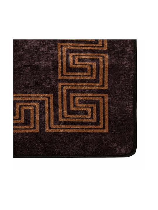 vidaXL Marsa Rutschfest Wohnzimmer Teppich Rechteckig Schwarze 50x100cm