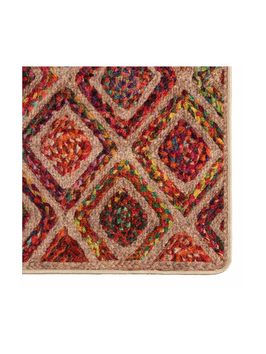 vidaXL Marsa Non-Slip Multicolour Runner Rug 50x250cm