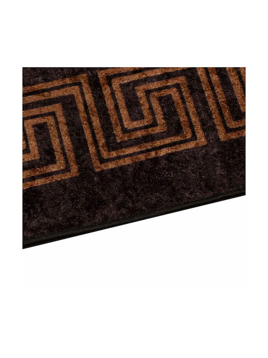vidaXL Marsa Non-Slip Runner Rug Black 80x350cm
