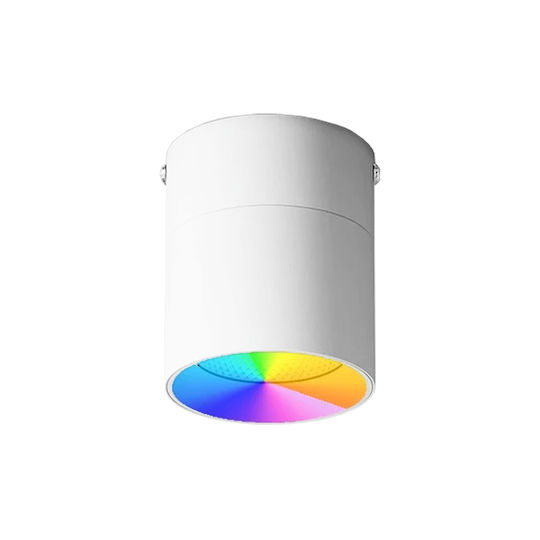Folding Dimmable Wandmontiertes Außen-Spotlight LED IP44 12W mit RGB Licht 78εκ.
