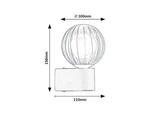Rabalux Colzar Iluminat Exterior Montat Pe Perete 15 Cm
