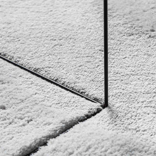 vidaXL vidaXL Non-slip Rectangular Grey Living Room Rug 400x80cm