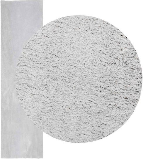 vidaXL vidaXL Non-slip Rectangular Grey Living Room Rug 400x80cm