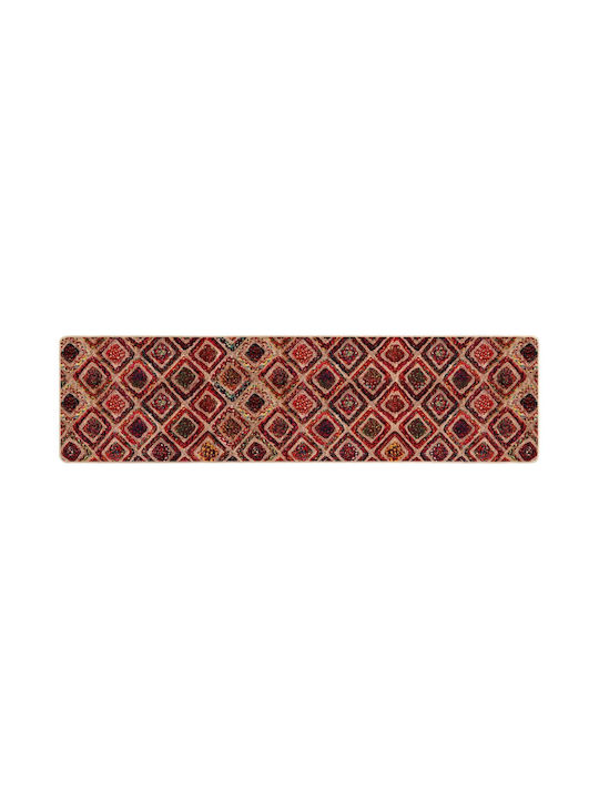 vidaXL Marsa Rutschfestes Wohnzimmer Teppich Rechteckig Mehrfarbig 80x450cm