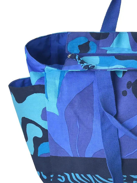 Ble Resort Collection Fabric Blue Beach Bag