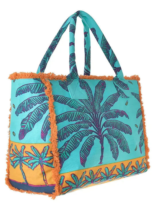 Ble Resort Collection Υφασμάτινη Τσάντα Θαλάσσης Γαλάζια Ble Resort Collection Υφασμάτινη Τσάντα Θαλάσσης Γαλάζια