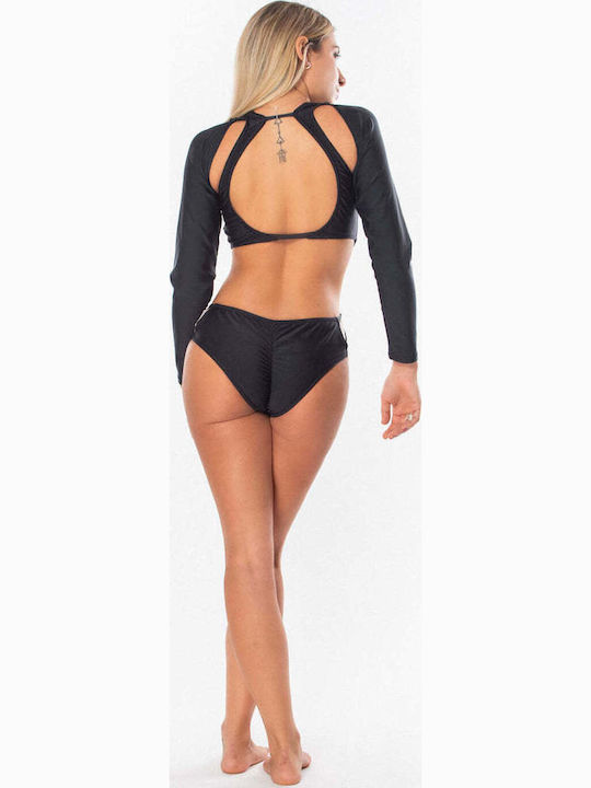 Christa Black Bodysuit