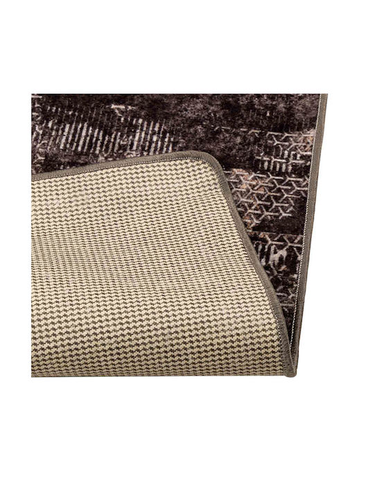 vidaXL Marsa Non-Slip Runner Rug Black 50x350cm