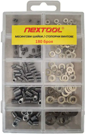 Nextool Mas-180 Комплект 180 Месингови Шайби Заключващи Винтове