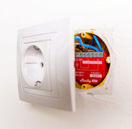 Shelly Zwischenschalter Wi-Fi Bluetooth ZigBee 16A Mit Neutral 2 Stück