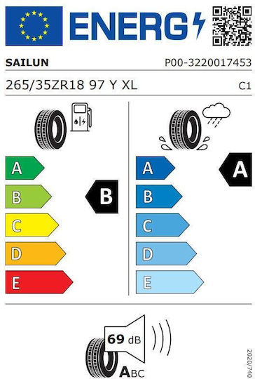 Sailun Atrezzo 265/35R18 97Y XL FR Θερινό Λάστιχο Αυτοκινήτου
