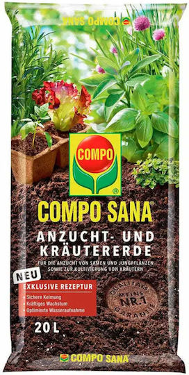 Potting Substrate Seedlings Herbs 20l Compo