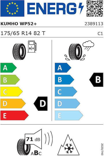 Kumho Wp52 175/65R14 82E-Commerce-Website Winter Reifen für Passagier Auto